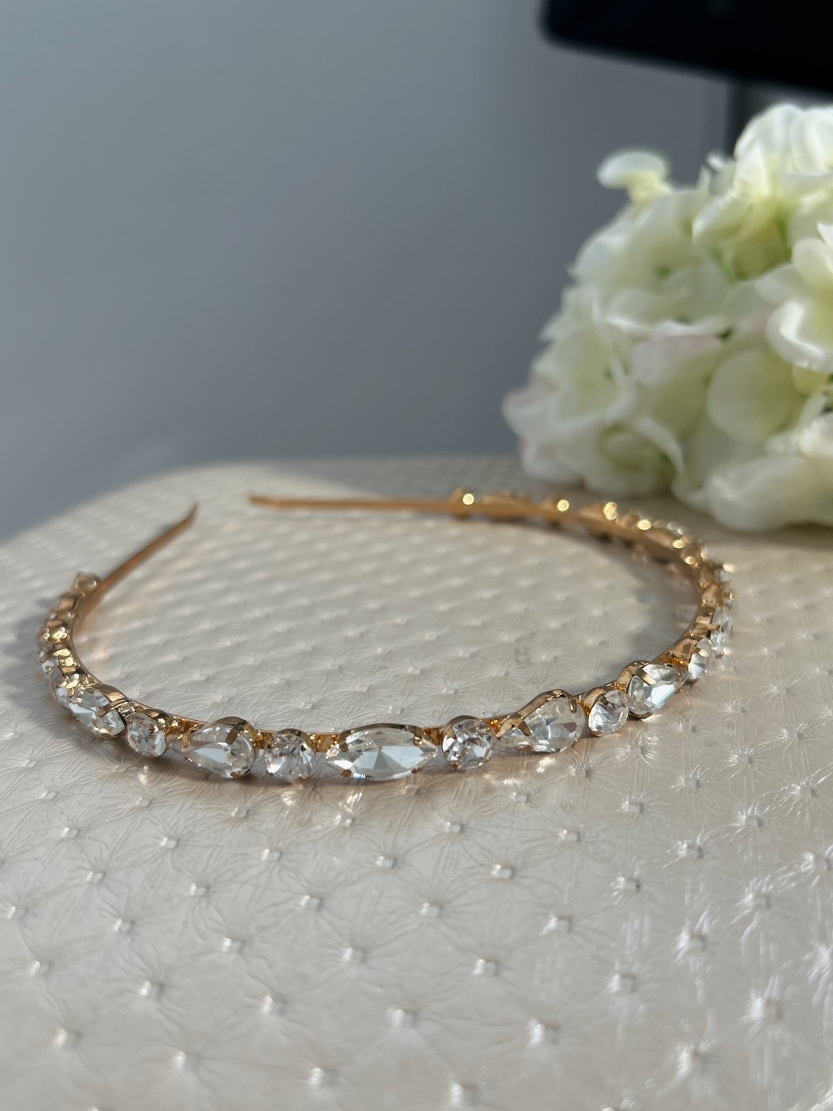 Στέκα μαλλιών με κρυσταλλάκια