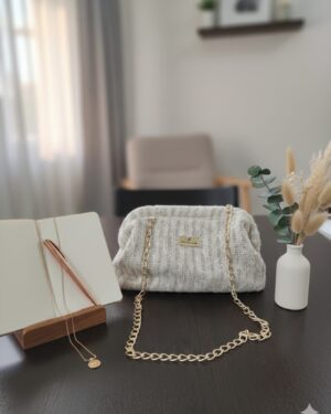 Χειροποίητη, υφασμάτινη τσάντα  32x21